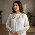 White Embroidered shirt